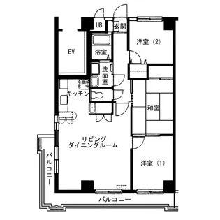 アバクス立川【2階】の間取り