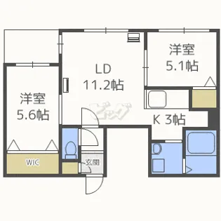 RTL南郷(ラティール南郷)【3階】の間取り
