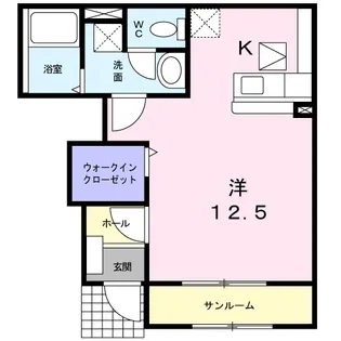 ベリエ M【1階】の間取り