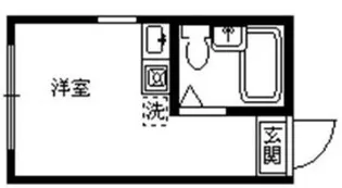 クレールメゾン代々木上原B棟【1階】の間取り