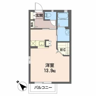 M2杜の里【1階】の間取り