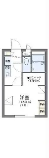 レオパレストレディオス【2階】の間取り