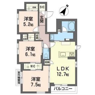 ブルームステージ【4階】の間取り