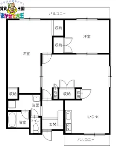 シャンドゥブレ夫婦川 ~Since 1980~【1階】の間取り