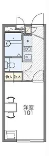 レオパレスSK.II【1階】の間取り