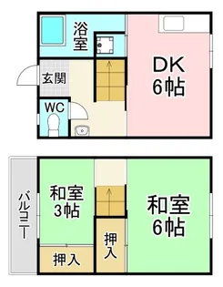 オアシス景勝苑 C棟の間取り