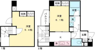 アルグリーン久我山【2階】の間取り