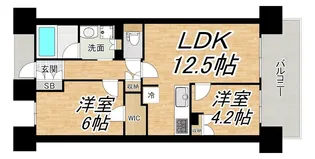 ワコーレシティ立花【11階】の間取り