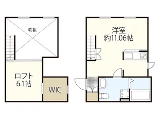 プリマガーデン岡山 壱番館【2階】の間取り