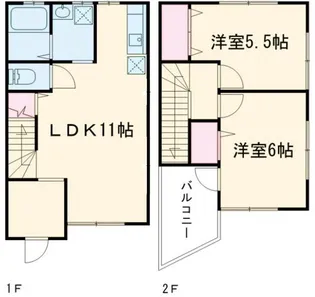 オリエントハイツIの間取り