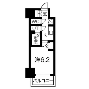 メイクス熱田神宮【10階】の間取り