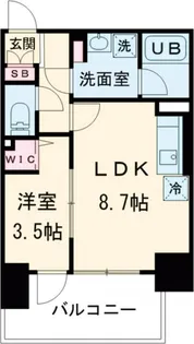 プレディアコート西日暮里【10階】の間取り