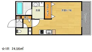モンテマーレ北野【5階】の間取り