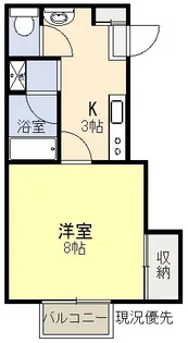 エルコート春日A棟【1階】の間取り