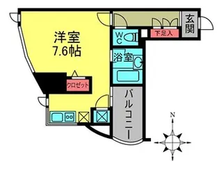 ハイム光【2階】の間取り