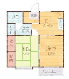 カーサヴェルデ【2階】の間取り