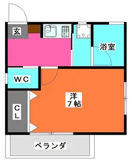 パーシモンハウス【2階】の間取り