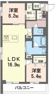 アーベイン武蔵浦和【3階】の間取り