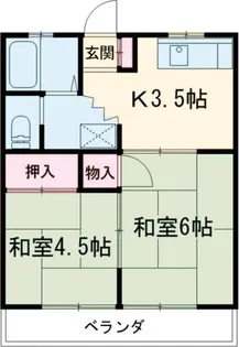 第3四季荘【2階】の間取り