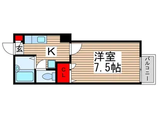 万精ハイツ【1階】の間取り