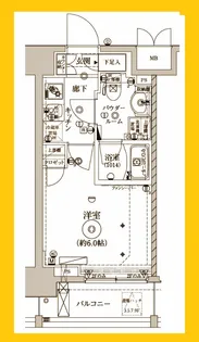 CRACIA西横浜グランカリテ【5階】の間取り