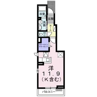 グリュックスA【1階】の間取り