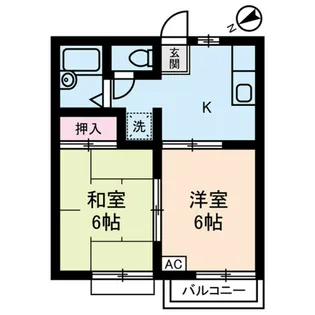 グレースコート【2階】の間取り