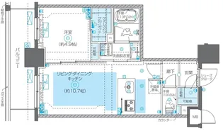 ズーム秋葉原イースト【7階】の間取り
