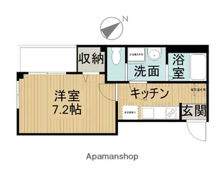 カーサ山喜【2階】の間取り