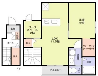 フラット高井戸東【2階】の間取り