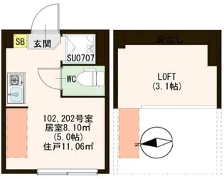 エクラール【2階】の間取り