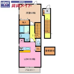 れじでんすなぎさ通り 2号館【2階】の間取り