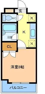 コージーコートこもれび館【4階】の間取り