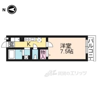 メゾン・ド・リュンヌ【1階】の間取り