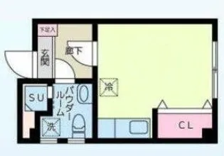 コントレールセンジュベース【2階】の間取り