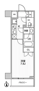 The Residence 神楽坂I ザ・レジデンス神楽坂I【4階】の間取り