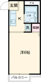 ラ・ジュネス【2階】の間取り