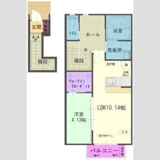 BOLAS緑が丘【2階】の間取り