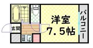 ハイツアズール【1階】の間取り