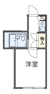 レオパレスハーモニーハイツ十条【2階】の間取り