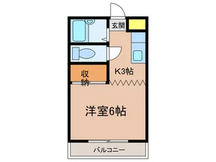 ハイツ林ヶ丘【1階】の間取り