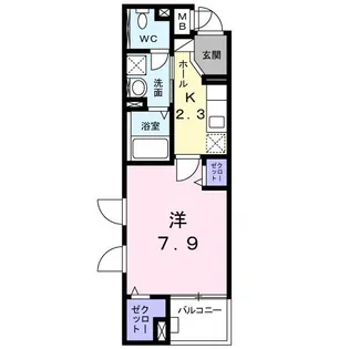 イリーデ【2階】の間取り