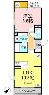 D Bless中野島【2階】の間取り