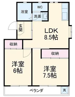 メゾン ド 神田【1階】の間取り