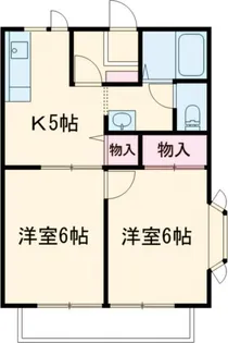 サンプレイス城南 H【2階】の間取り