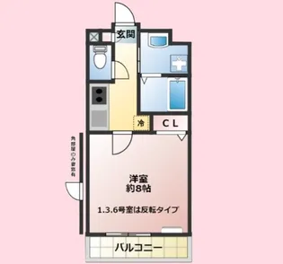 シャロン大宮【2階】の間取り