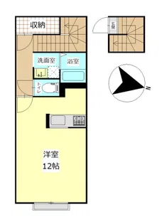サンリット富合【2階】の間取り