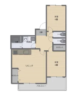 アリュール船小路テラス【2階】の間取り