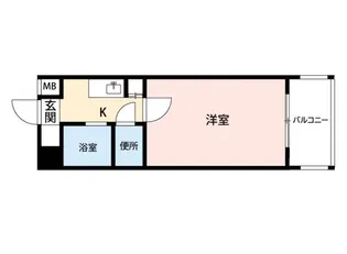 ステイタスマンション吉塚【3階】の間取り