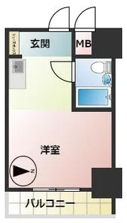 グローリア初穂武蔵境【10階】の間取り